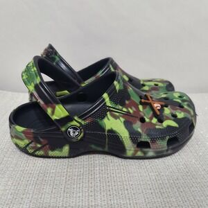 Crocs Classic Spray Camo Clog M5/W7 Black Multi